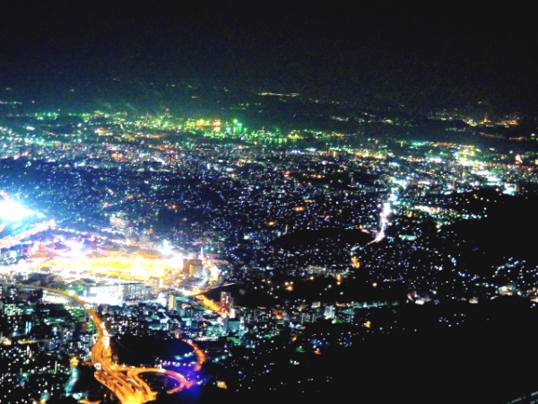 皿倉山~夜景写真